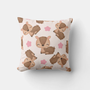 Whimsical Fawn and Starry Charm Kissen