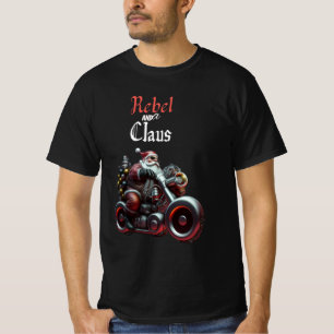 Whimsical Festive Biker Weihnachtsmann T-Shirt