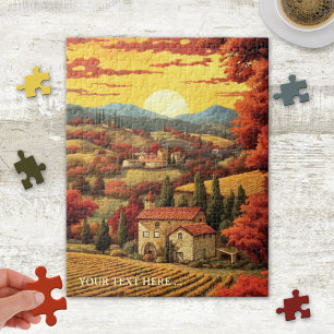 Whimsical Fine Art Toscane Italie Puzzle