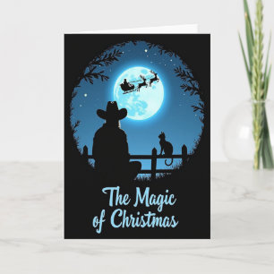 Whimsical Flight Weihnachtskarte Karte