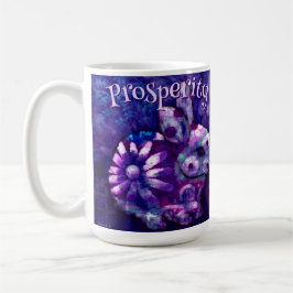 Whimsical Floral Bunny Rabbit Personalized Kaffeetasse