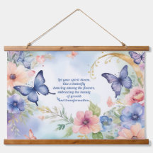 Whimsical Floral Butterfly Art Zeitlose Schönheit