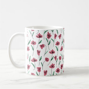 Whimsical Floral Tasse - farbenfrohe, religiöse Bl