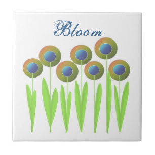 Whimsical Flowers - Blühen Fliese
