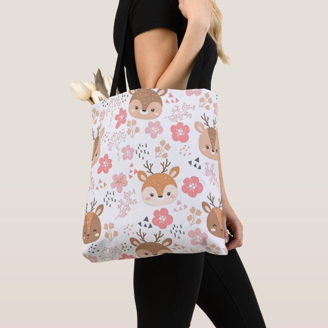 Whimsical Folk Art Igel für Kinderzimmer Tasche (Von Nahem)