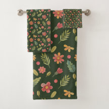 Whimsical Forest Blume & Blätter