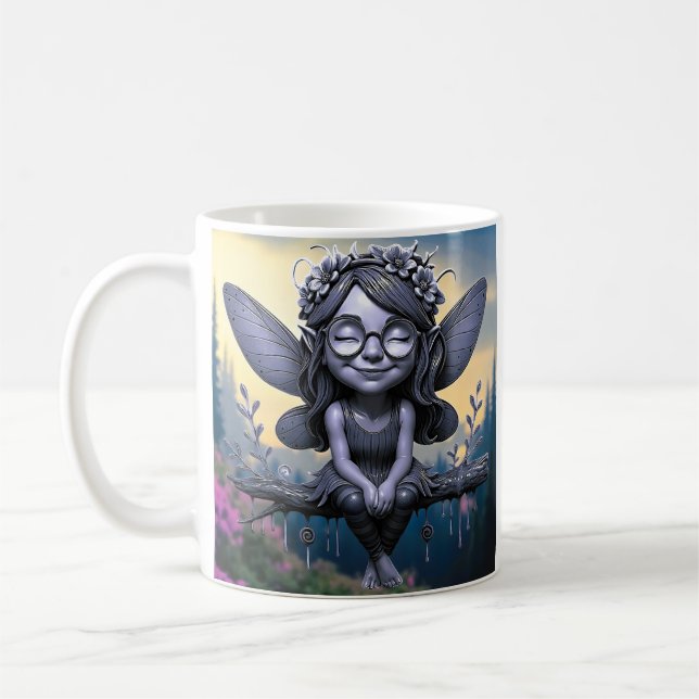 Whimsical Forest Elf Kaffeetasse (Links)