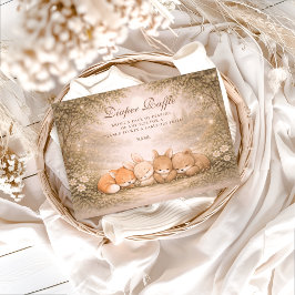 Whimsical Forest Friends Diapper Raffle  Begleitkarte