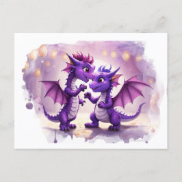 *~* Whimsical FOTO Einladender Drache AP48 Postkar Postkarte