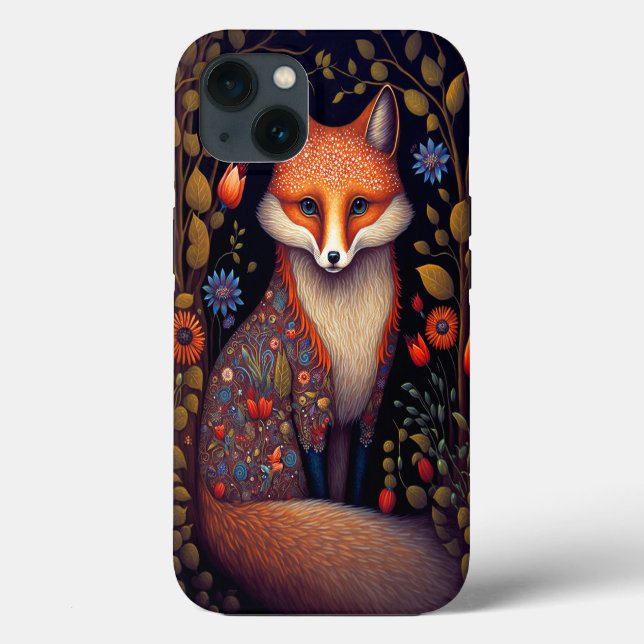 Whimsical Fox Woodland Fantasy Art Case-Mate iPhone Hülle (Rückseite)