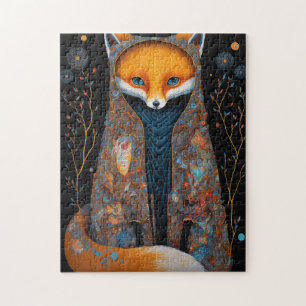 Whimsical Fox Woodland Fantasy Art Jigsaw Puzzle