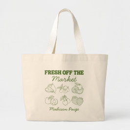 Whimsical Fresh off Market Green Brautparty Jumbo Stoffbeutel