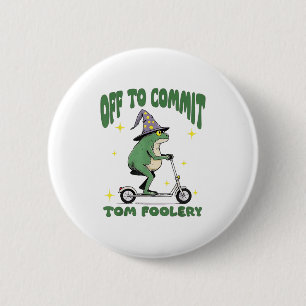 Whimsical Frog Wizard ab, um Tom zum Narren zu bri Button