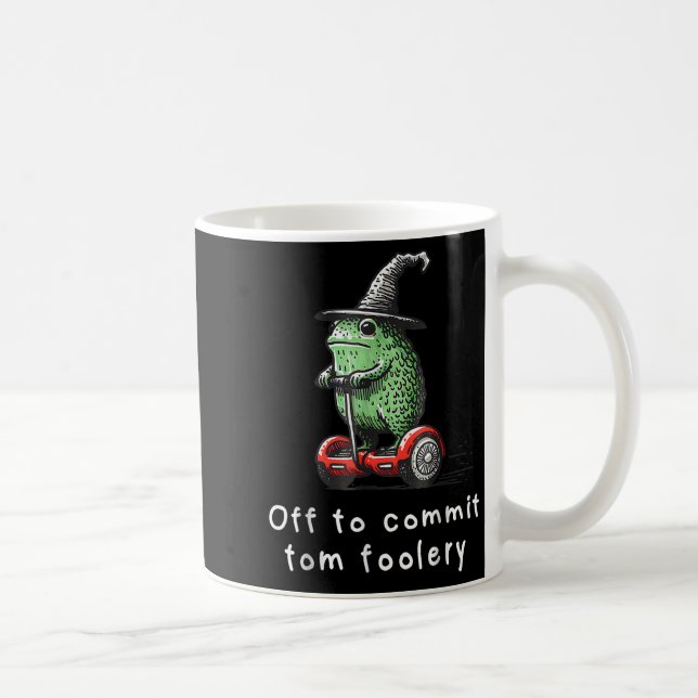 Whimsical Frog Wizard ab, um Tom zum Narren zu bri Kaffeetasse (Rechts)