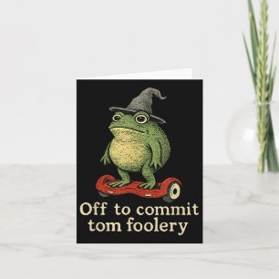 Whimsical Frog Wizard ab, um Tom zum Narren zu bri Karte