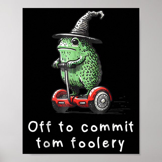 Whimsical Frog Wizard ab, um Tom zum Narren zu bri Poster (Vorne)