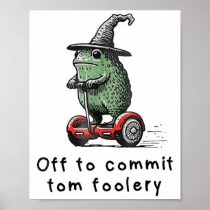 Whimsical Frog Wizard ab, um Tom zum Narren zu bri Poster