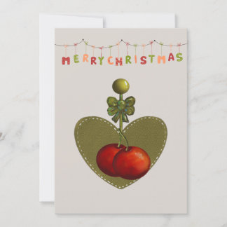 Whimsical Frohe Weihnachten Herz und rote Dekorati