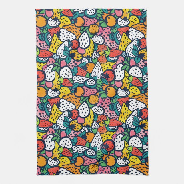Whimsical Frucht Küchentücher (Vertikal)