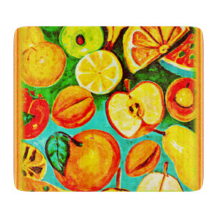 Whimsical Fruit Muster. Jetzt kaufen Schneidebrett