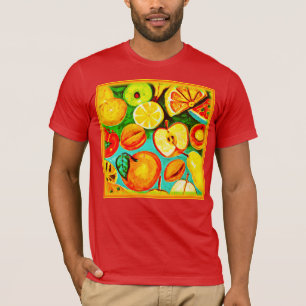 Whimsical Fruit Muster. Jetzt kaufen T-Shirt
