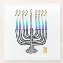 Whimsical Fully Lit Menorah Geschenk