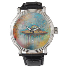 Whimsical Fun UFO Armbanduhr