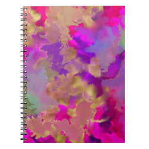 Whimsical funky abstrait style tendance carnet
