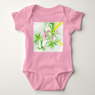 Whimsical Garden Abstract Baby Strampler