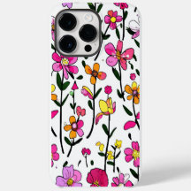 Whimsical Garden Blooms: Funny Floral Phone Cases