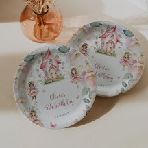 Whimsical Garden Fairy Teezeremonie Party Girls Bi