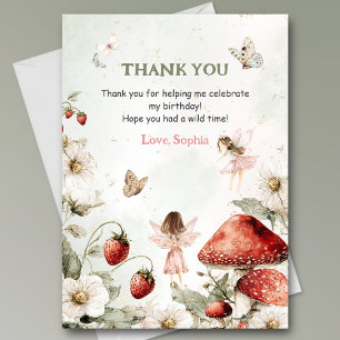 whimsical garden feeen Geburtstag Dankeskarte