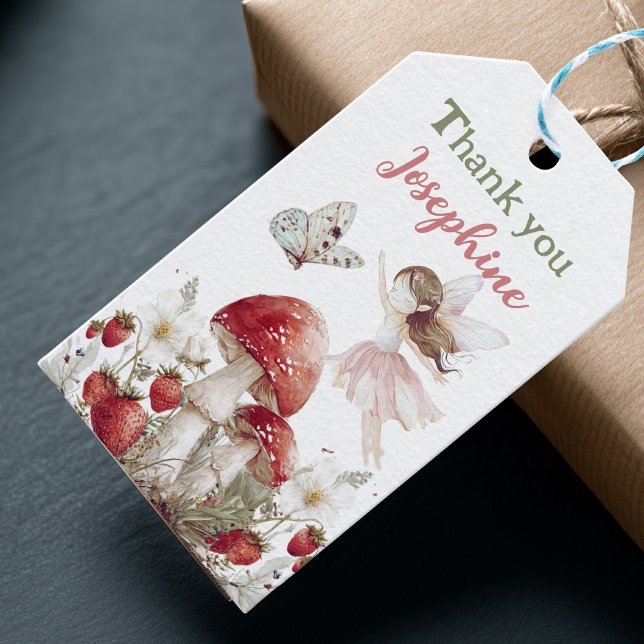 whimsical garden feeen mädchen geburtstag  geschenkanhänger (Von Creator hochgeladen)