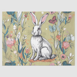 Whimsical Garden Hare Seidenpapier