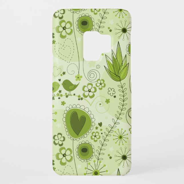 Whimsical Garden in Green Samsung Galaxy S Case (Rückseite)