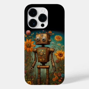 Whimsical Garden Robot Digitale Kunst Case-Mate iPhone 14 Pro Hülle