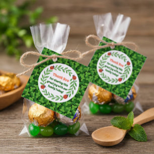 Whimsical-Gartenparty-Dankeschön-Anhänger Geschenkanhänger