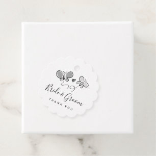 Whimsical Gastgeschenk Hochzeit Tags mit romantisc Geschenkanhänger