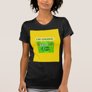 Whimsical gelangweilt, aber denken Sie an Sie T-Shirt