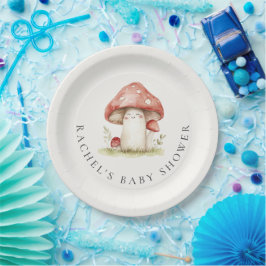 Whimsical Gender Neutral Niedlich Baby Dusche Pappteller
