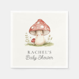 Whimsical Gender Neutral Niedlich Baby Dusche Serviette