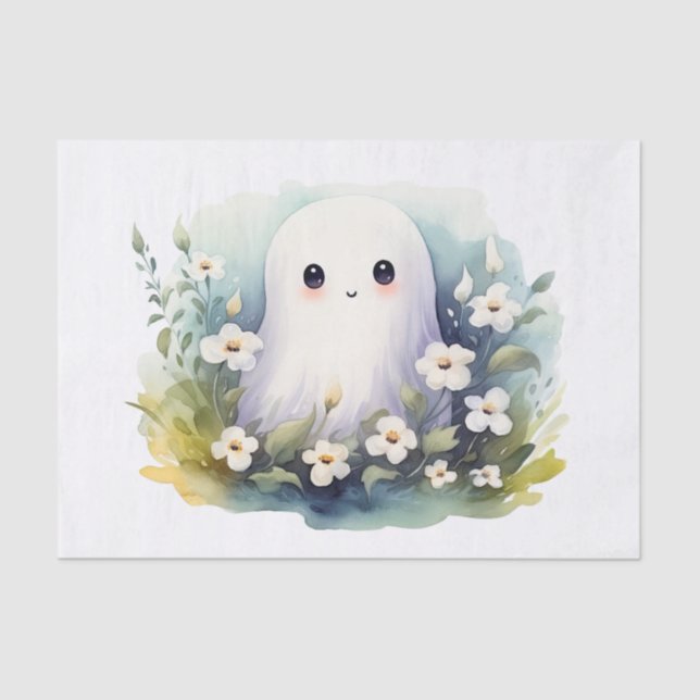 Whimsical Ghost Seidenpapier (Vorderseite)