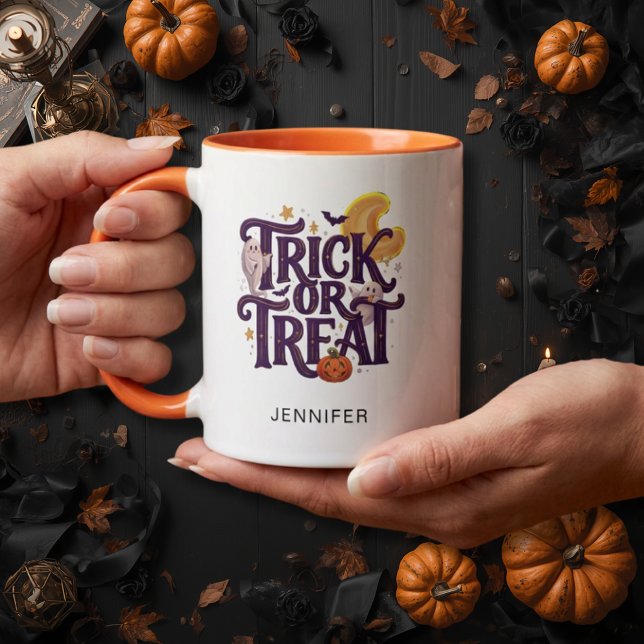 Whimsical Ghosts Halloween  Tasse (Von Creator hochgeladen)