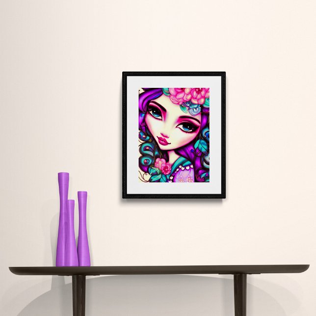 Whimsical Girl artistic Poster (Von Creator hochgeladen)