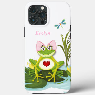 Whimsical Girl Frog PERSONALISIERT Case-Mate iPhone Hülle