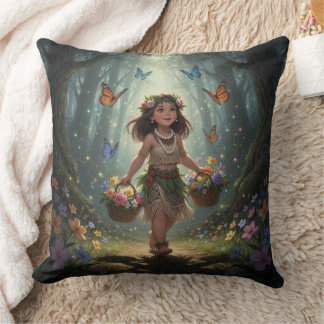 Whimsical Girl Kissen