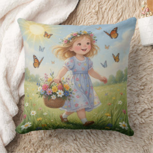 Whimsical Girl  Kissen