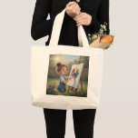 Whimsical Girl Painter Tote Bag Jumbo Stoffbeutel<br><div class="desc">Whimsical Girl Painter Tote Bag Carry your essentials in style with this Whimsical Girl PainterTote Bag. This tote features a charming and imaginative illustration of a whimsical girl designed with soft colors and playful artistic elements. perfect for shopping, books, errands, or everyday use, it combines creativity and practicality in one...</div>