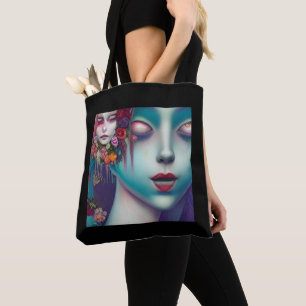 Whimsical Girls Gesicht Nymph Fairy Witch Magische Tasche