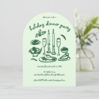 Whimsical Girly Holiday Dinner Party Arte Xmas